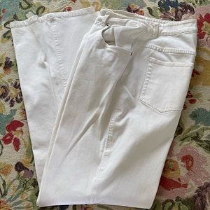 Denim & Co White Jeans